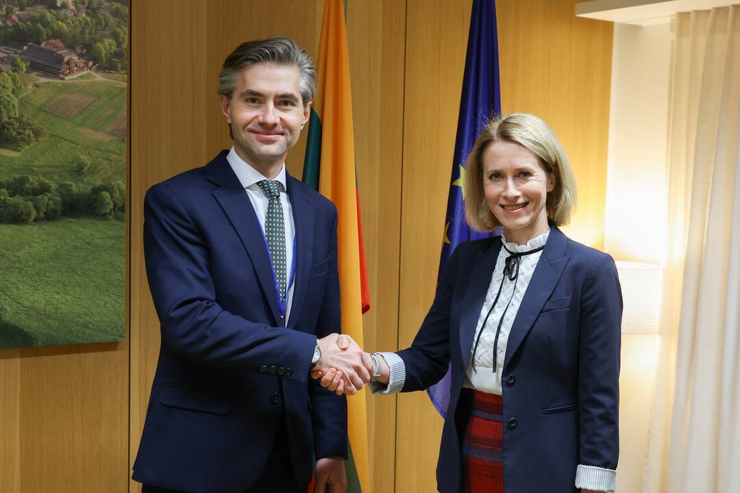 Kęstutis Budrys ir Kaja Kallas