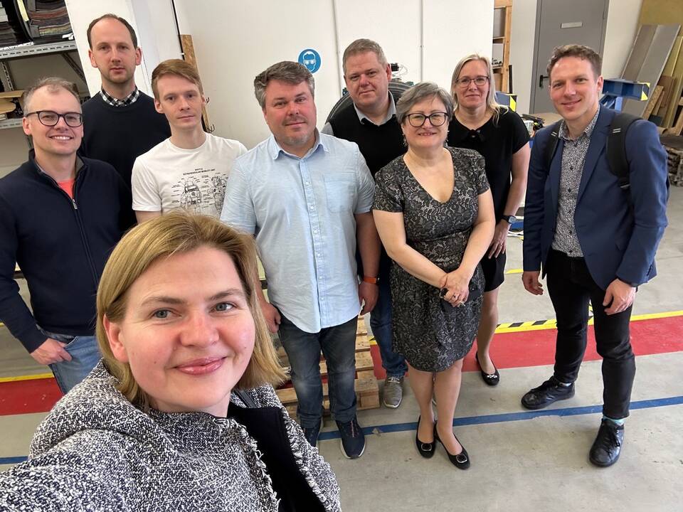 EIMIN viceministrė N. Morozaitė-Rasmussen Klaipėdos mokslo ir technologijų parke.