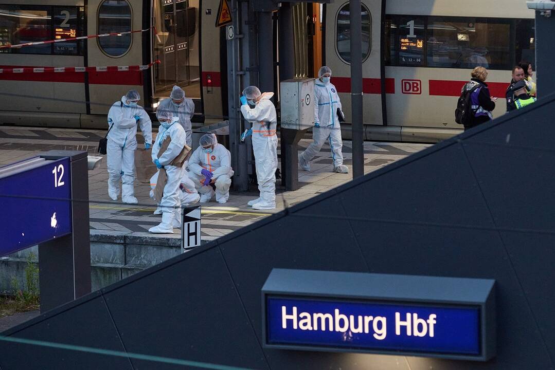 Policija po išpuolio Hamburgo stotyje sulaikė moterį