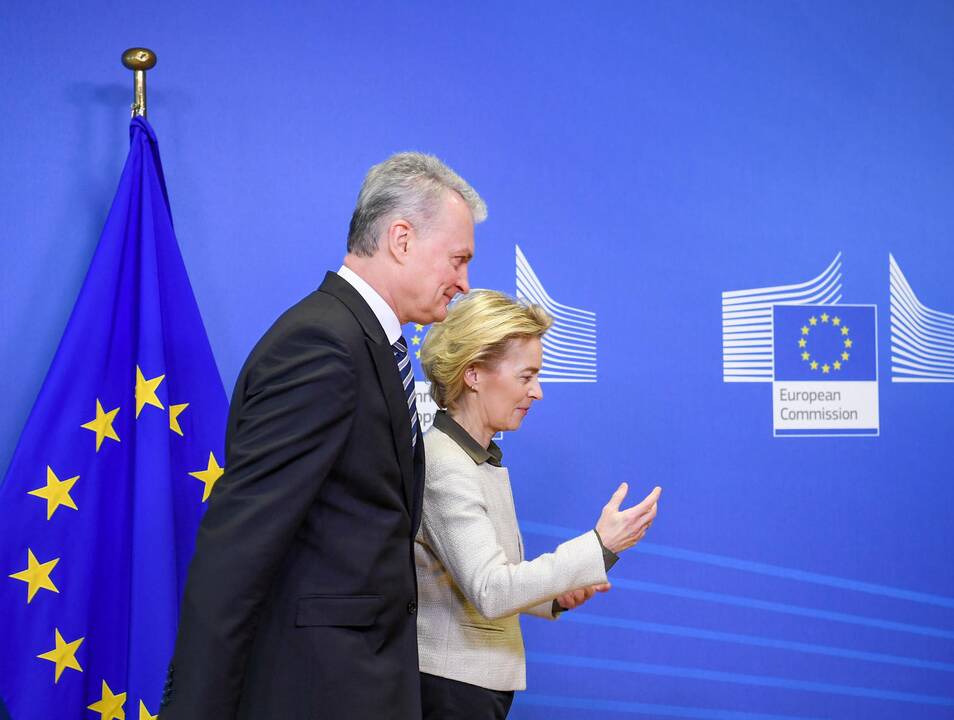 Gitanas Nausėda ir Ursula von der Leyen