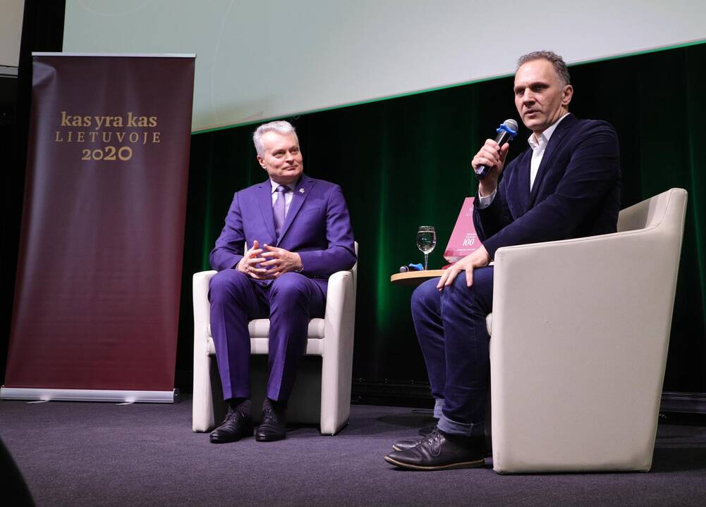 Prezidentas lankosi Vilniaus knygų mugėje