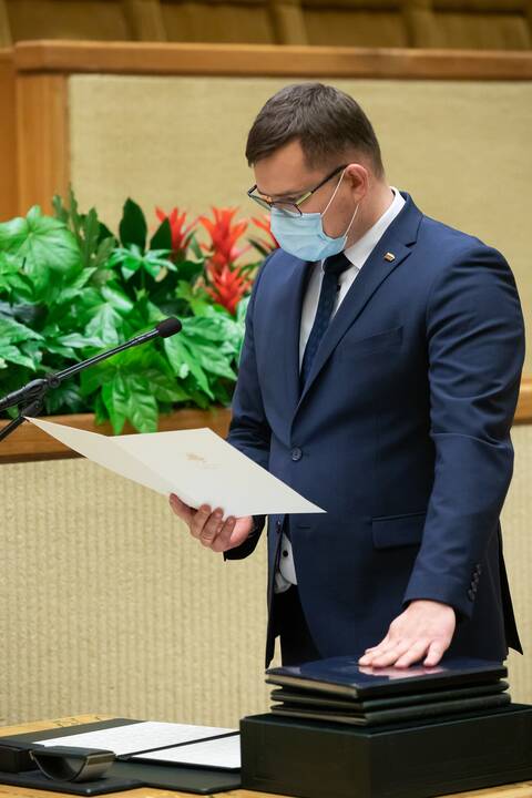 2020–2024 metų kadencijos Seimas pradėjo darbą