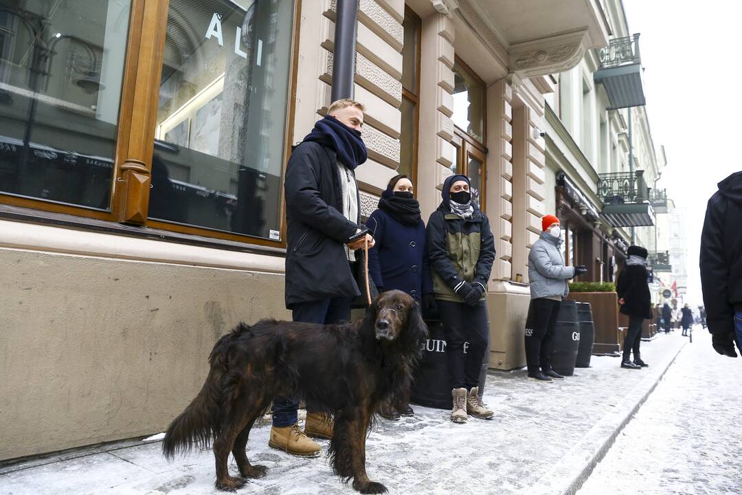 Lietuvoje protestavo barai, klubai ir restoranai