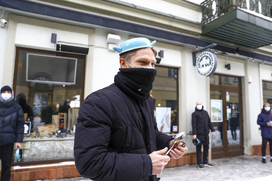 Lietuvoje protestavo barai, klubai ir restoranai
