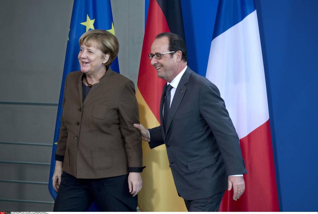 A. Merkel ir F. Hollande'as