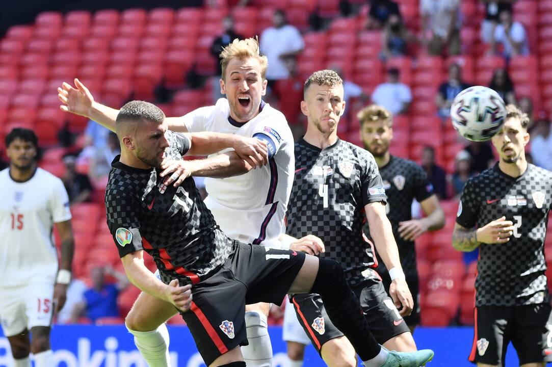 Europos futbolo čempionatas: Anglija–Kroatija 1:0
