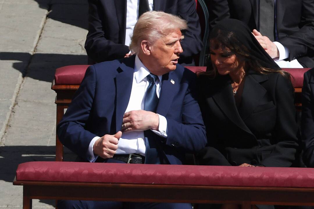 Donaldas Trumpas su žmona