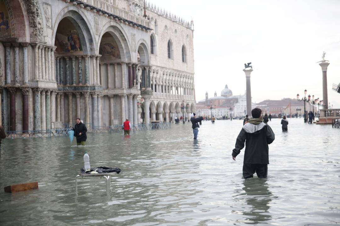 Veneciją užliejo potvynis