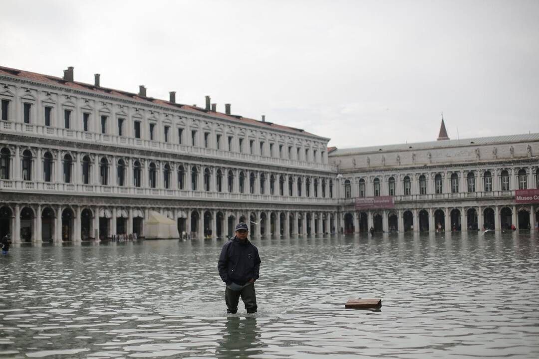 Veneciją užliejo potvynis