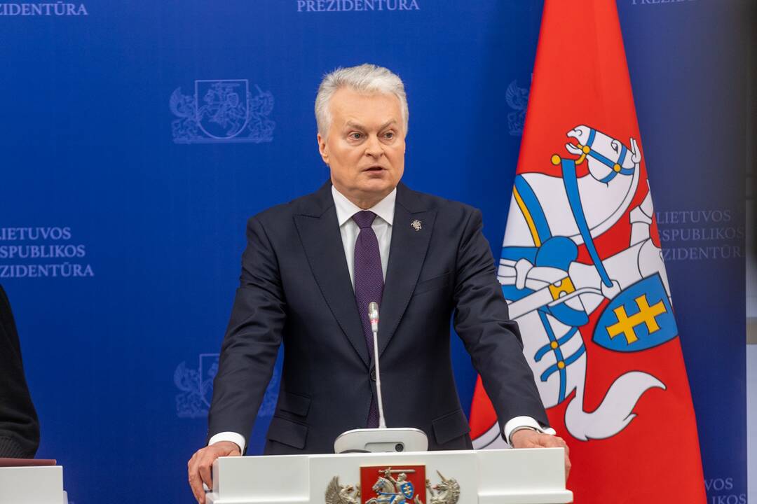 Spaudos konferencija po Valstybės gynimo tarybos posėdžio