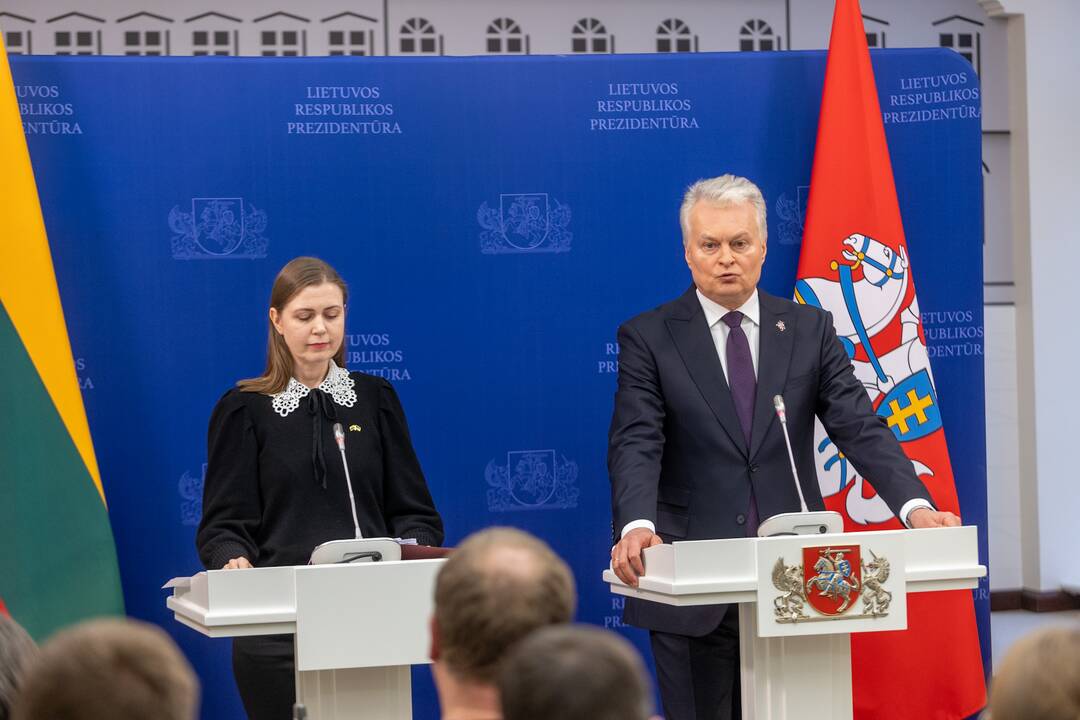 Spaudos konferencija po Valstybės gynimo tarybos posėdžio