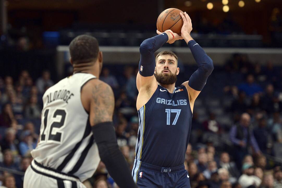 Solidus J. Valančiūnas ir „Grizzlies“ triumfas: jie jau atkrintamųjų pozicijoje