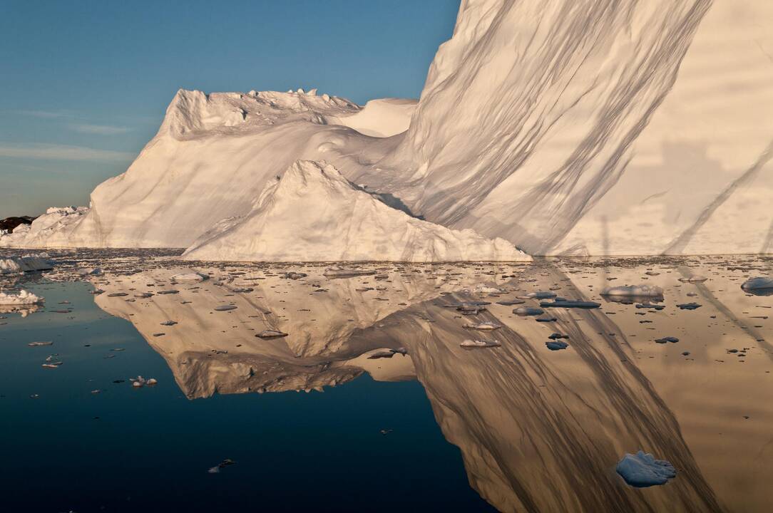 Šviesioji klimato kaitos pusė: tirpstantys ledynai – naujas šansas Grenlandijai?