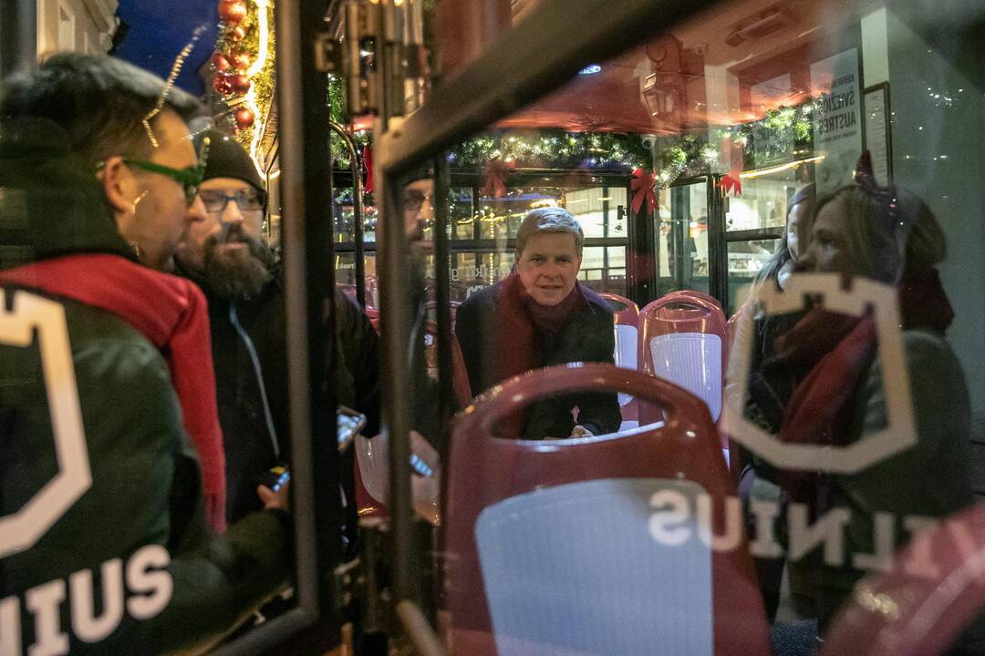 Sostinėje – Kalėdų traukinukas ir Rotušės aikštės eglės įžiebimas
