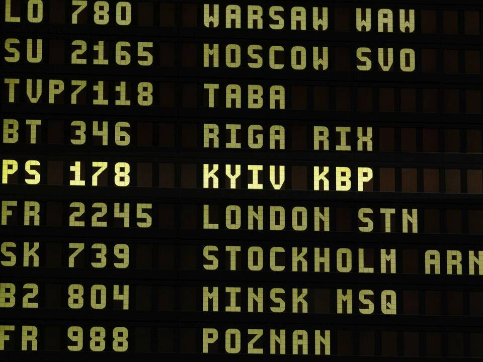 Lietuvos oro uostuose – nauja Ukrainos miestų pavadinimų rašyba