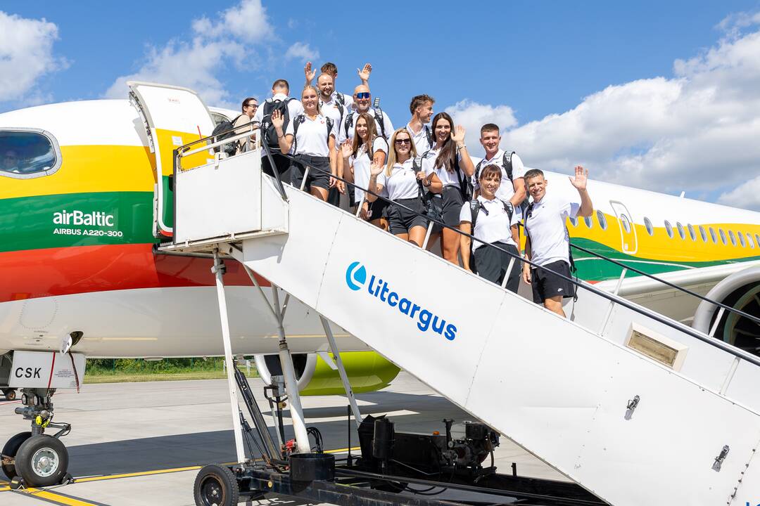 Į Paryžių išskrido pirmieji Lietuvos olimpiečiai