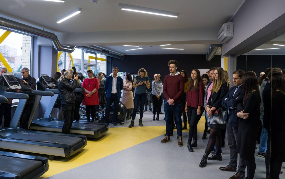 KTU studentams atvėrė naują sporto klubą 