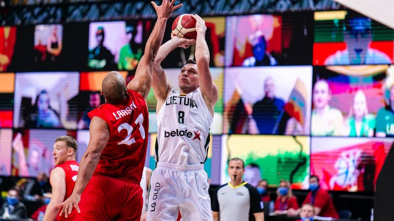 Europos krepšinio čempionato atranka: Lietuva – Danija 77:76