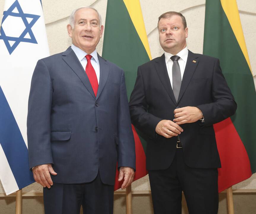 Izraelio premjero B. Netanyahu vizitas Lietuvoje