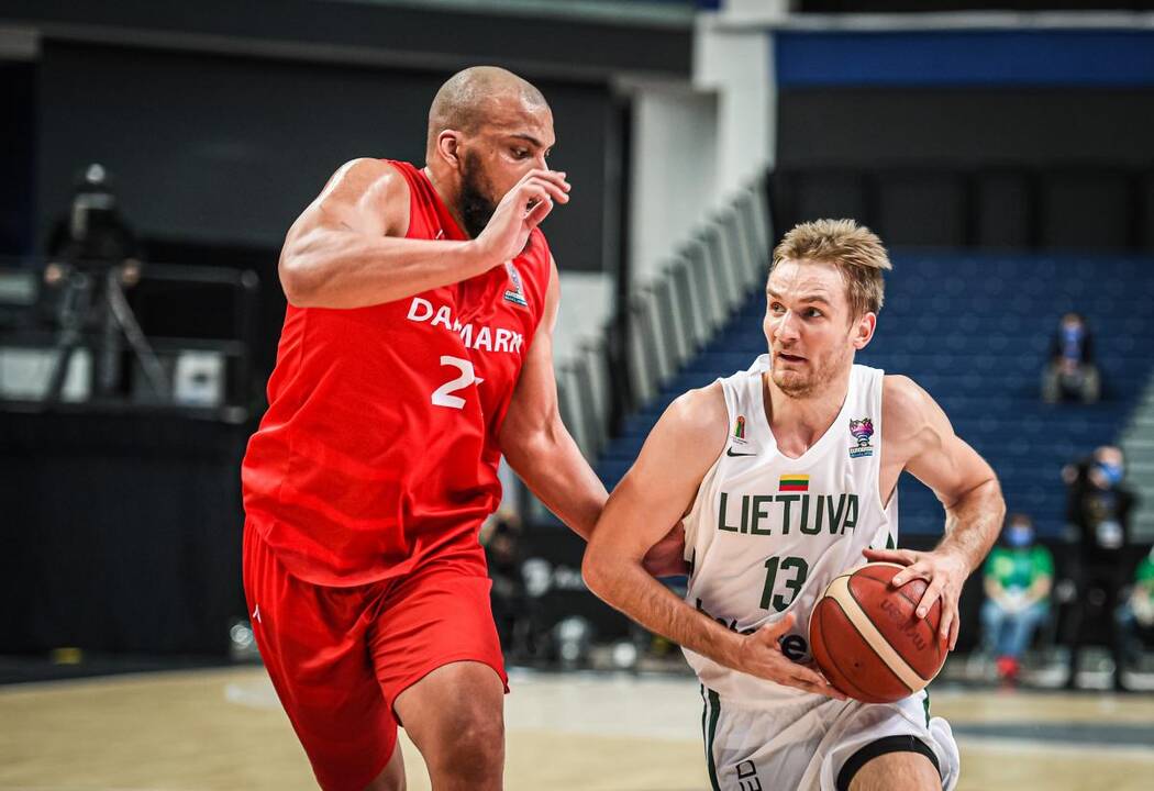 Europos krepšinio čempionato atranka: Lietuva – Danija 77:76
