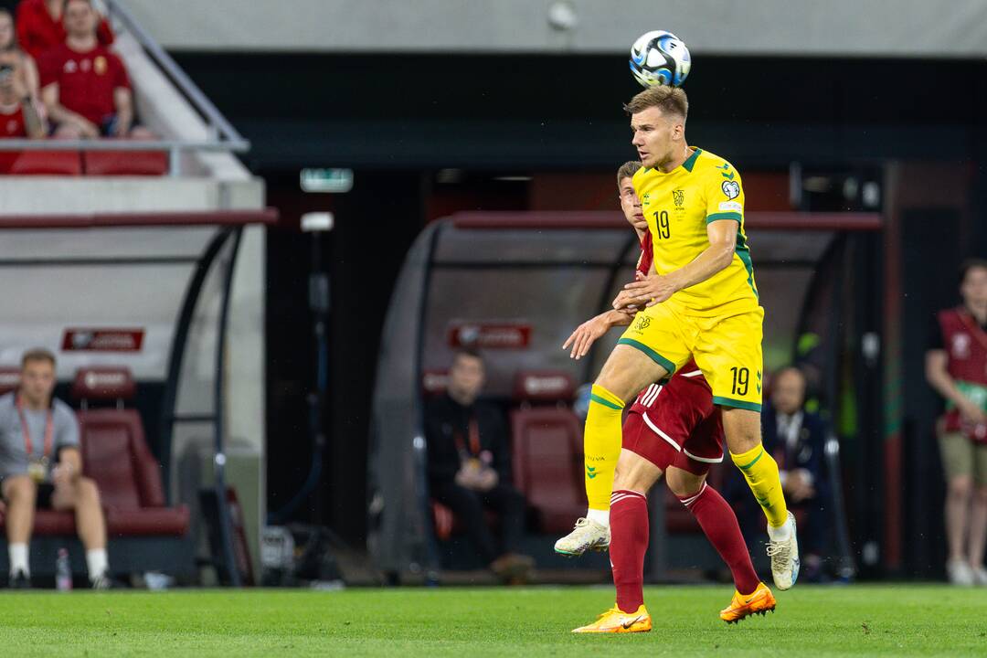 Europos futbolo čempionato atranka: Vengrija – Lietuva 2:0