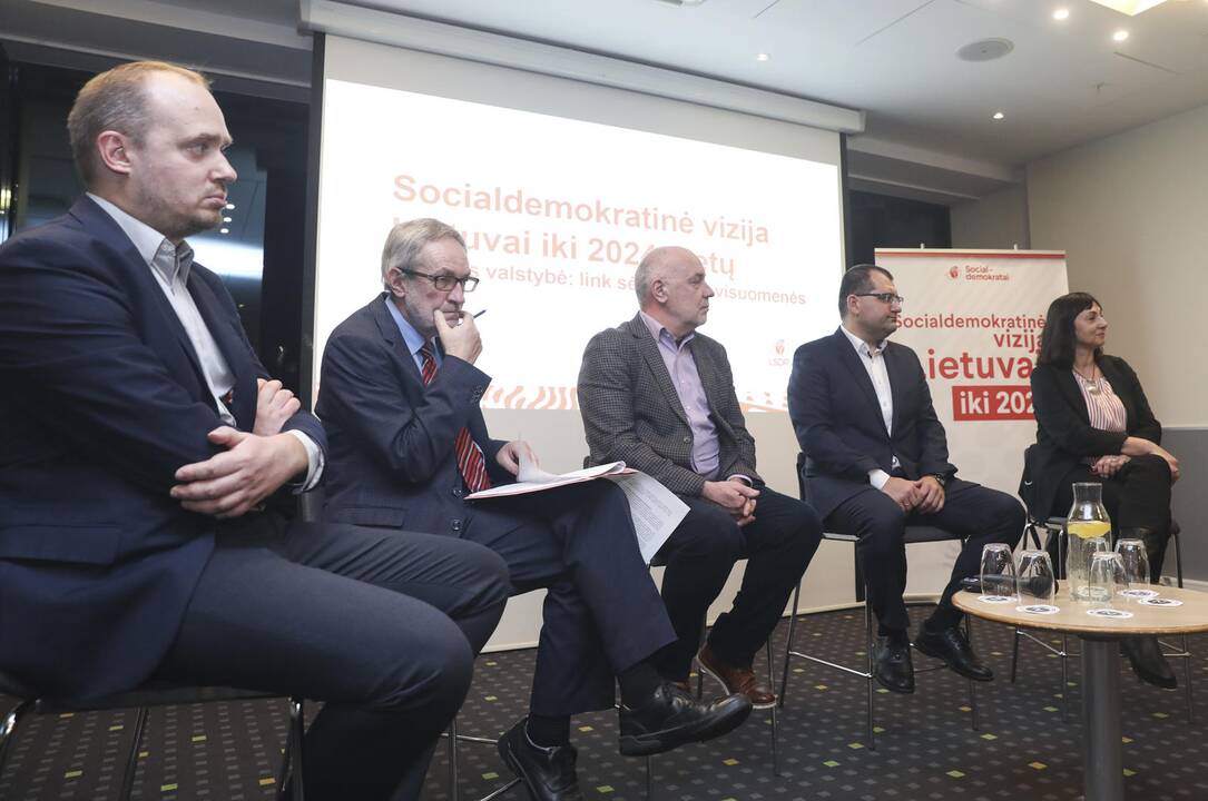 Socialdemokratai pristatė savo viziją