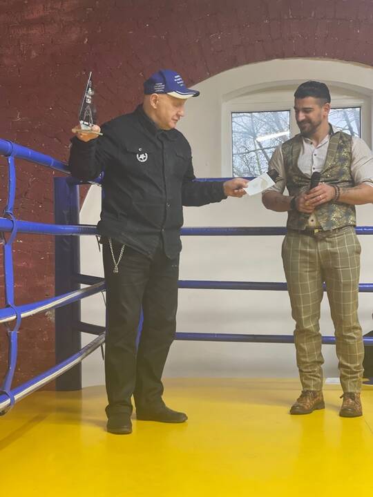 Varžovai: „Semipro“ lygos turnyre kovojo olimpinių svorio kategorijų boksininkai.