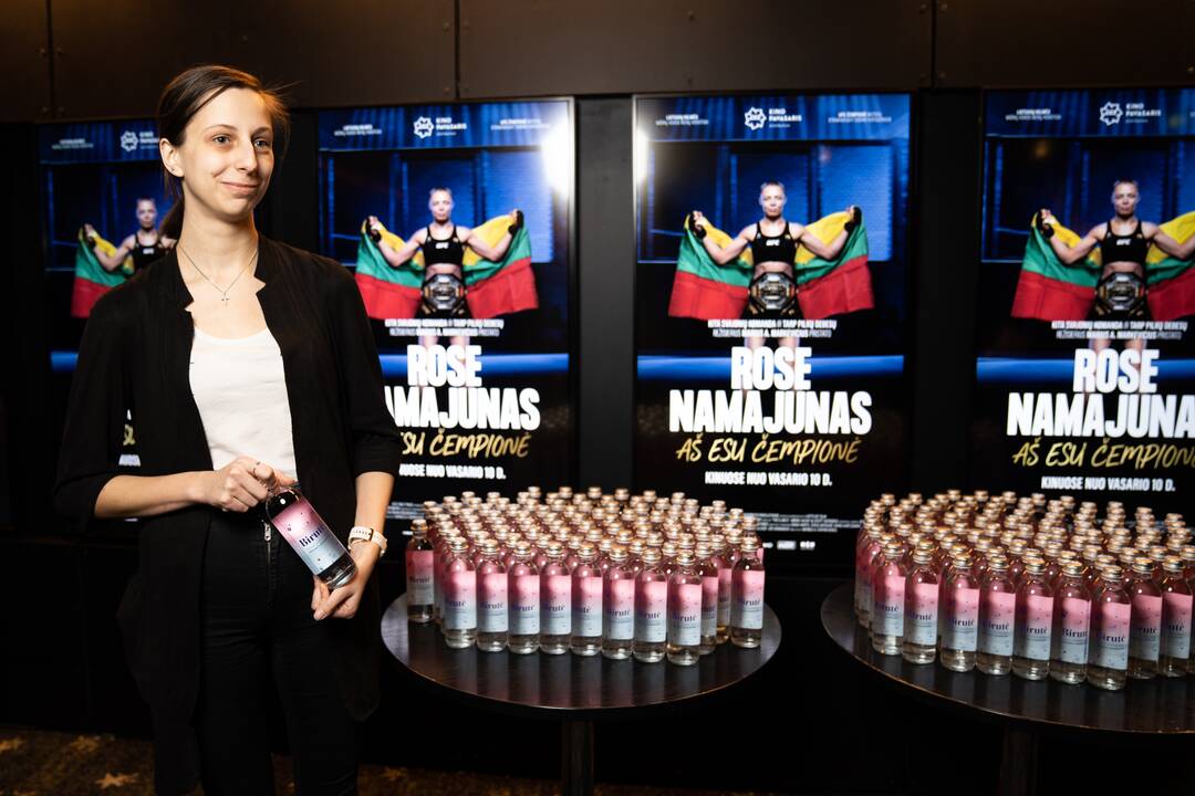Filmo „Rose Namajunas: aš esu čempionė“ premjera