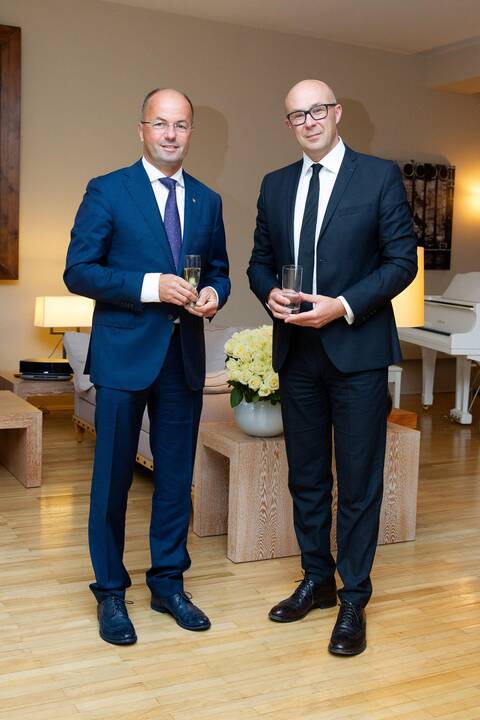 Atsisveikinimas su ambasadoriumi Ph. Jeantaud