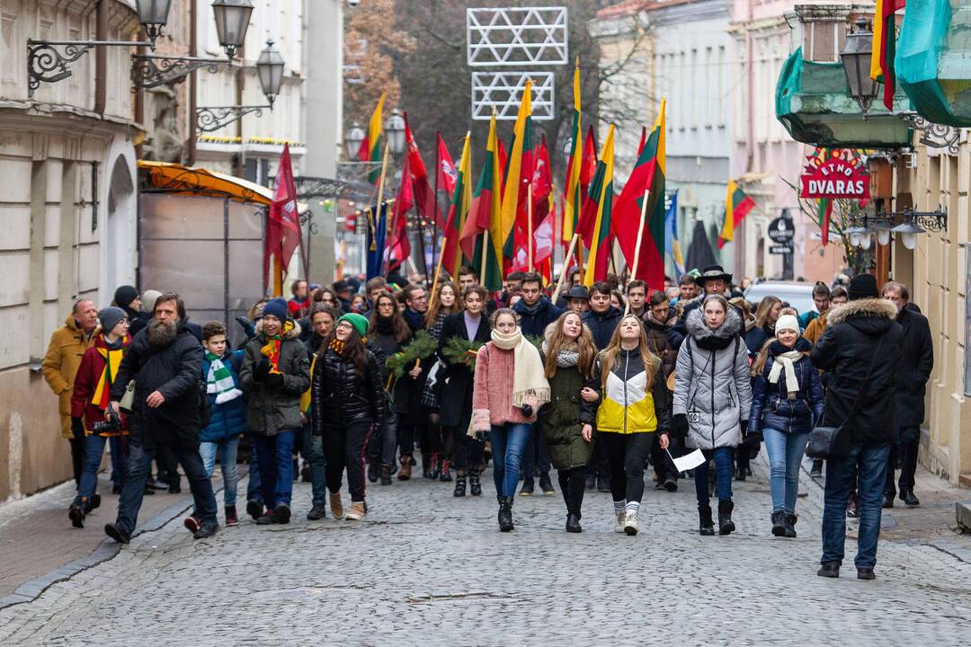  Vilnius švenčia 101-uosius Nepriklausomybės atkūrimo metus