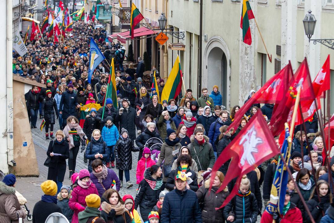  Vilnius švenčia 101-uosius Nepriklausomybės atkūrimo metus