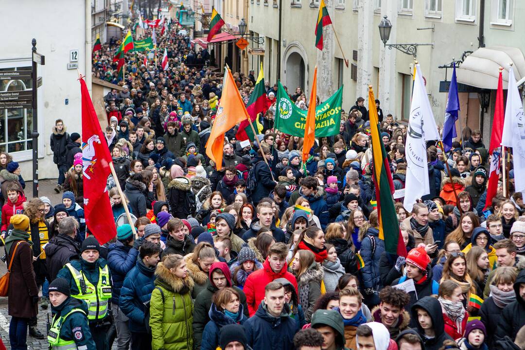  Vilnius švenčia 101-uosius Nepriklausomybės atkūrimo metus