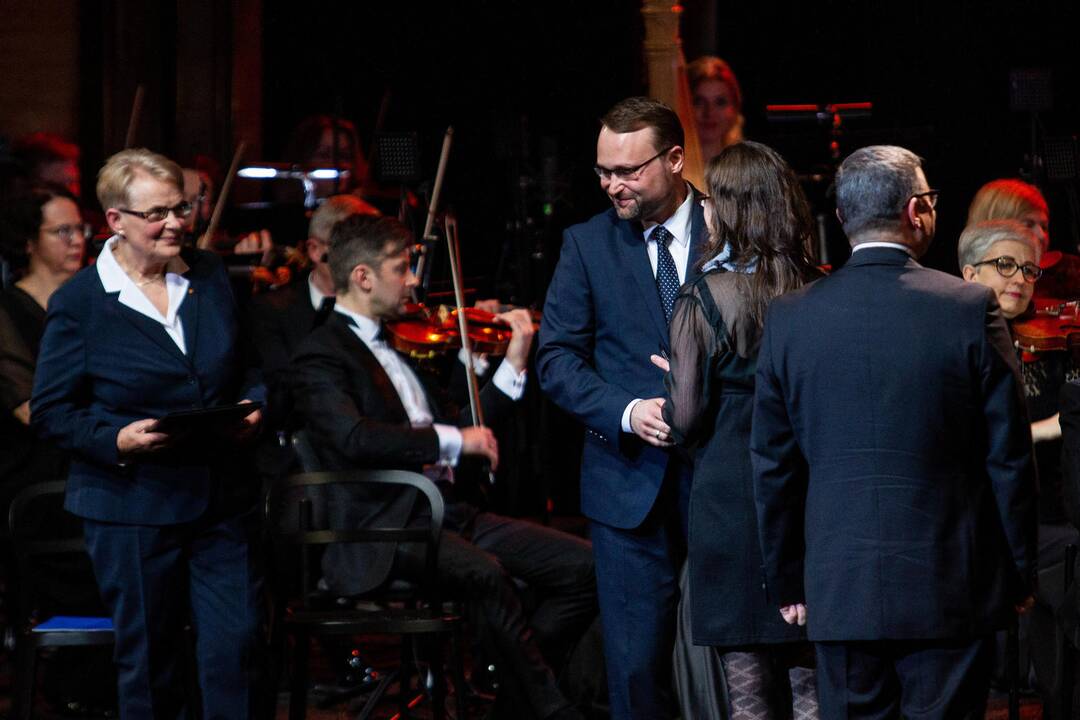 Nacionalinių kultūros ir meno premijų įteikimo ceremonija