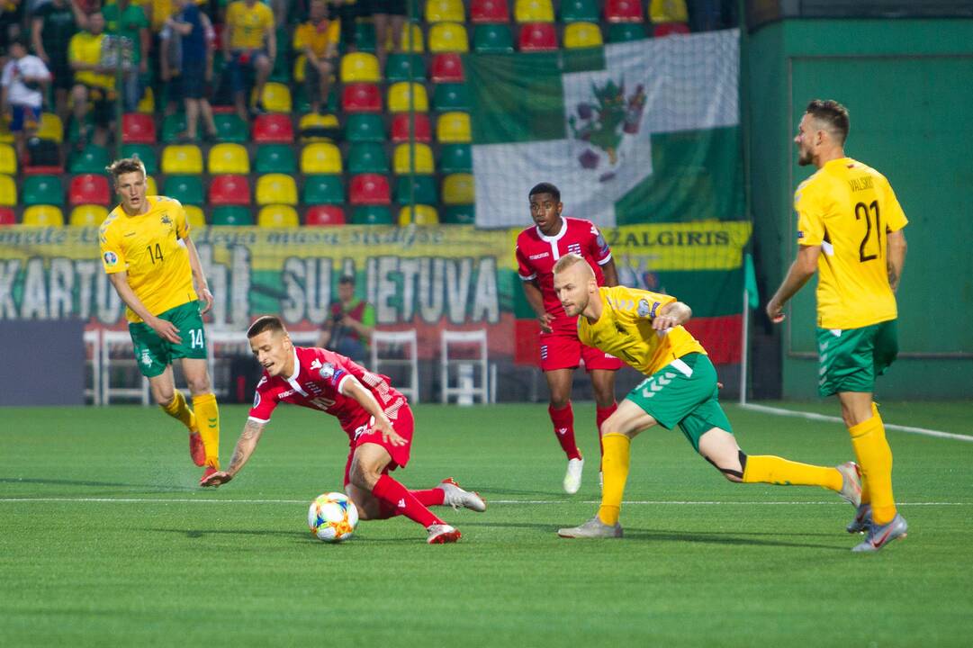 Europos futbolo čempionato atranka: Lietuva – Liuksemburgas 1:1