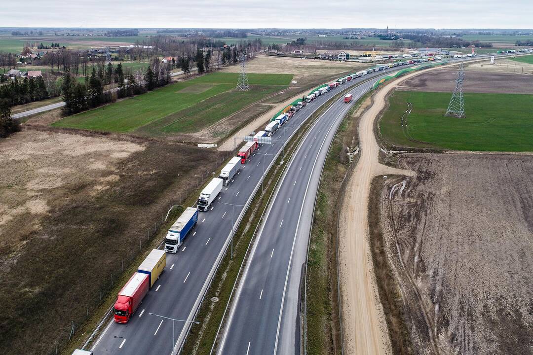 Vilkikų eilės Lietuvos pasienyje su Lenkija