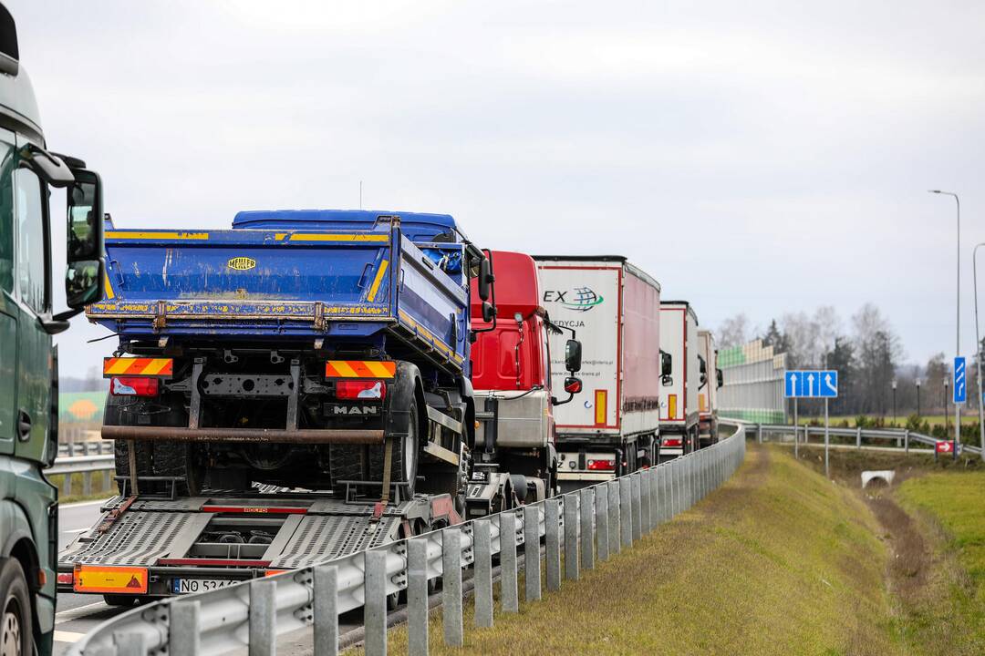 Vilkikų eilės Lietuvos pasienyje su Lenkija