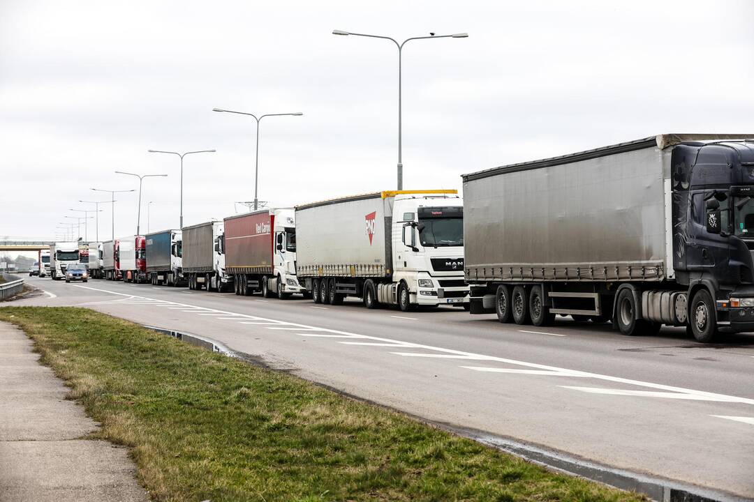 Vilkikų eilės Lietuvos pasienyje su Lenkija