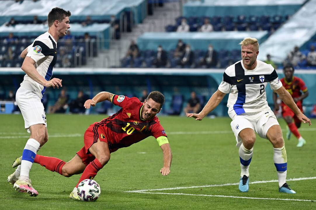 Europos futbolo čempionatas: Suomija–Belgija 0:2