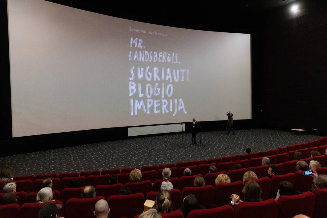 Dokumentinio filmo „Mr. Landsbergis. Sugriauti blogio imperiją“ premjera