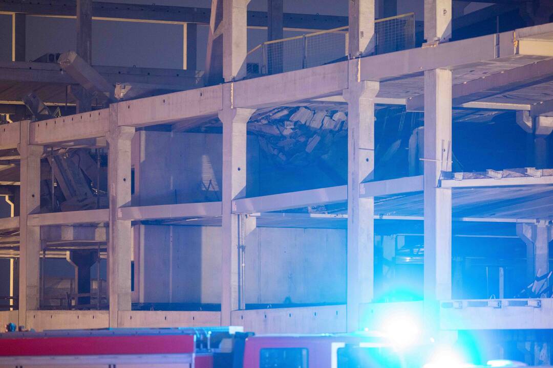 Vilniuje įgriuvo statomas verslo centras