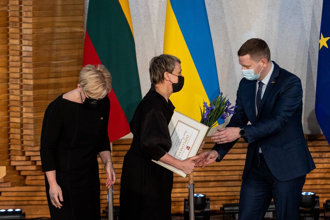 Kultūros ir meno premijų įteikimo ceremonija