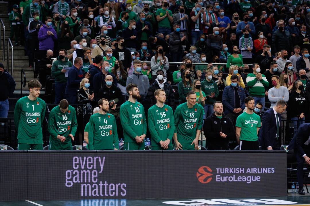 Eurolyga: Kauno „Žalgiris“ – Stambulo „Anadolu Efes“