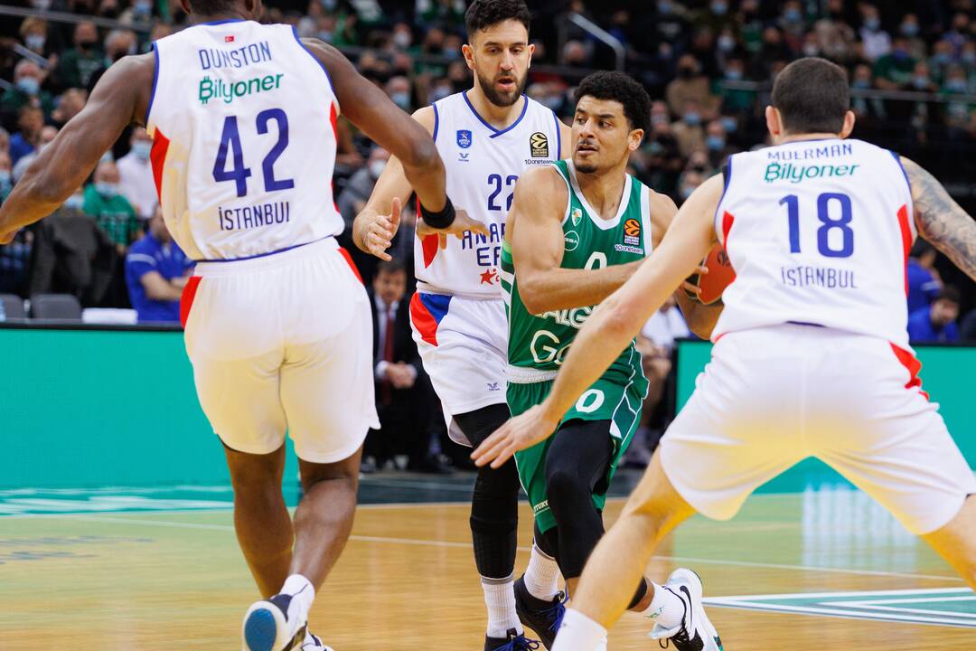 Eurolyga: Kauno „Žalgiris“ – Stambulo „Anadolu Efes“