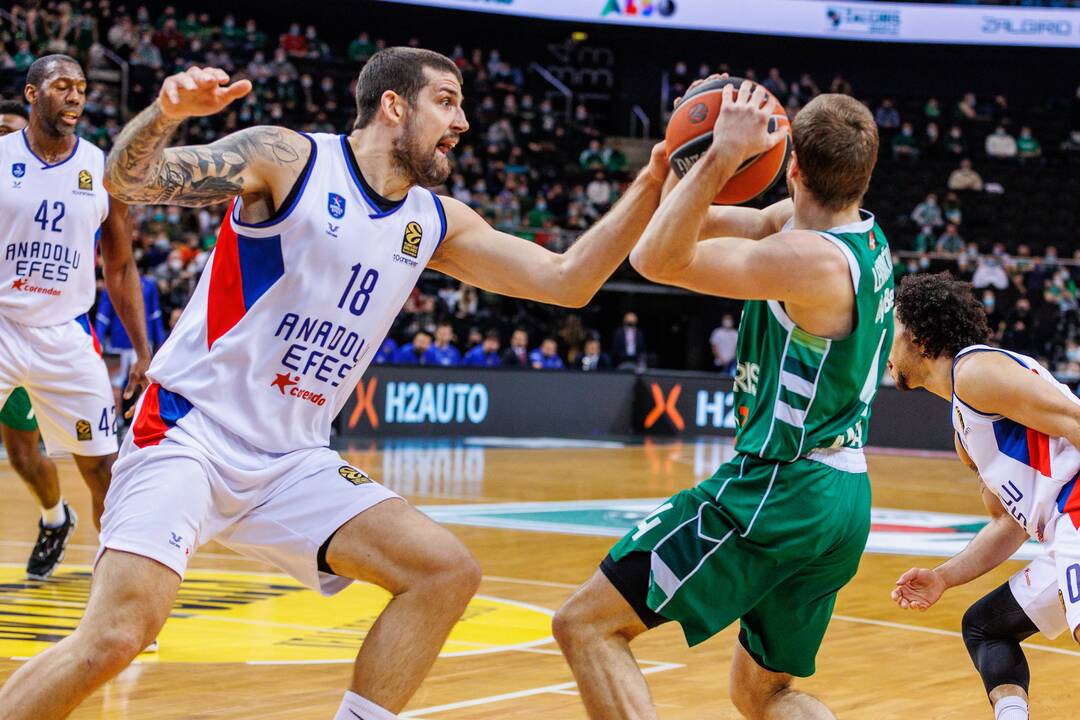 Eurolyga: Kauno „Žalgiris“ – Stambulo „Anadolu Efes“