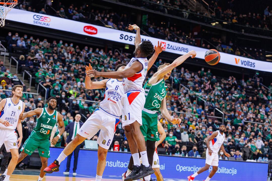 Eurolyga: Kauno „Žalgiris“ – Stambulo „Anadolu Efes“