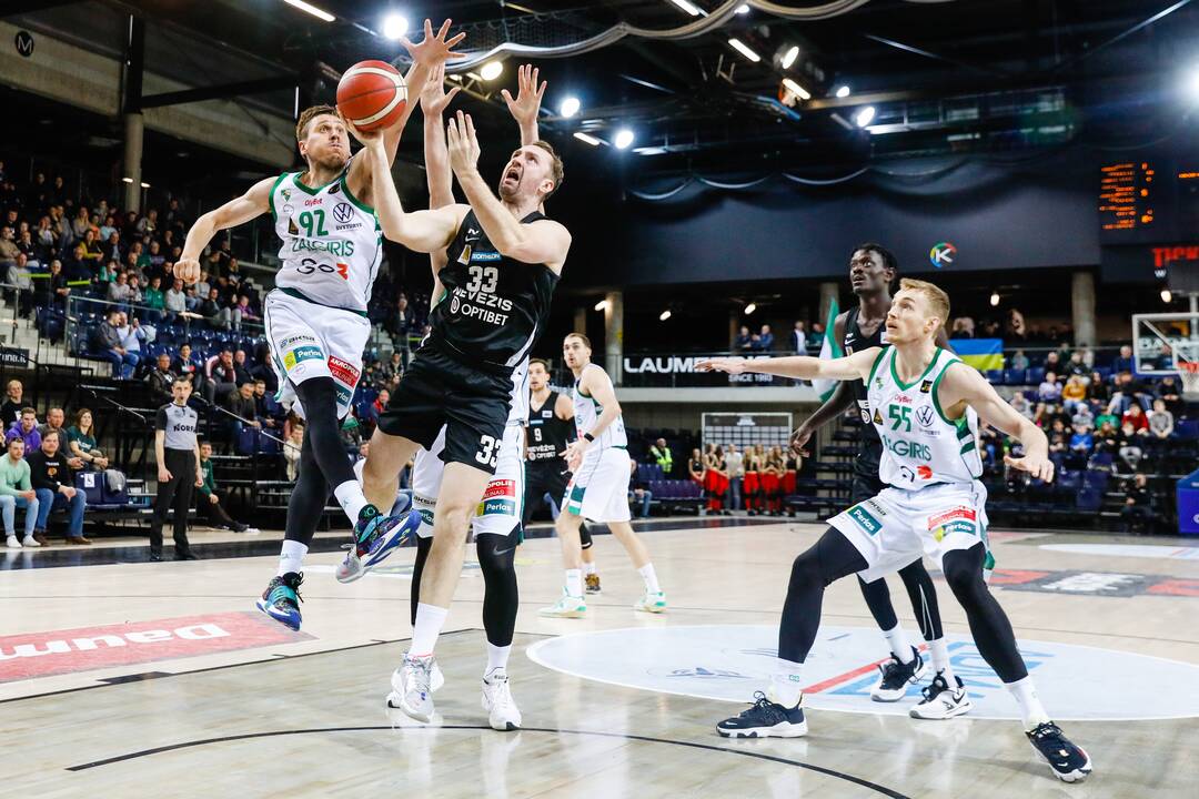 LKL: Kėdainių „Nevėžis – Optibet“  –  Kauno „Žalgiris“ 64:72