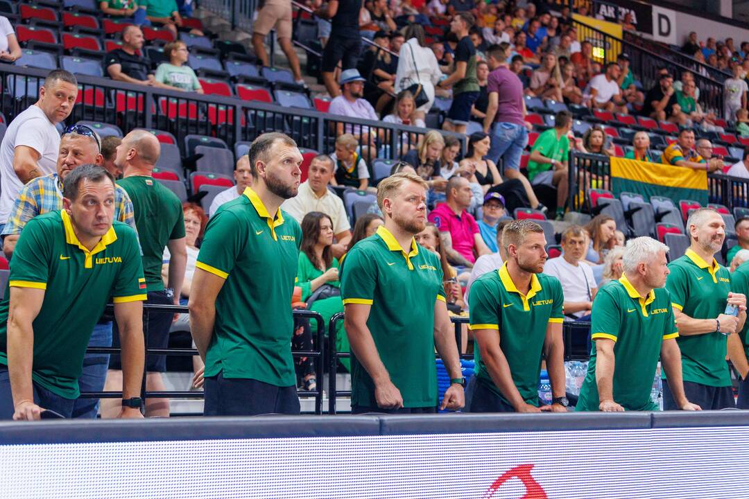 Kontrolinės krepšinio rungtynės: Lietuva – Estija 84:70