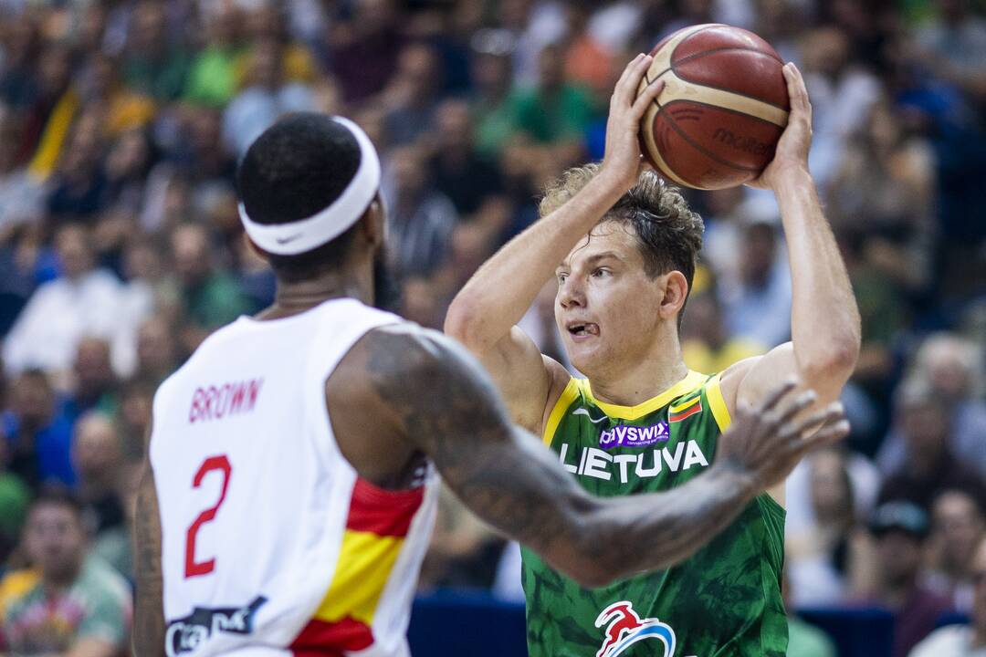 Kontrolinės krepšinio rungtynės: Lietuva – Ispanija 78:76