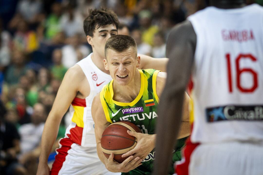 Kontrolinės krepšinio rungtynės: Lietuva – Ispanija 78:76