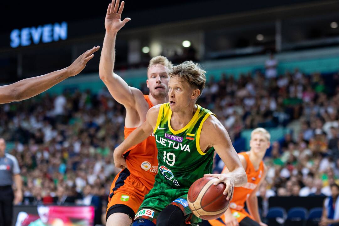 Kontrolinės krepšinio rungtynės: Lietuva – Nyderlandai 94:68